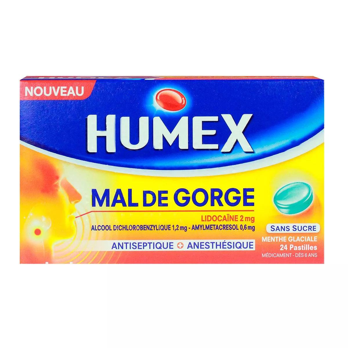 Humex Mal de Gorge Sans Sucre