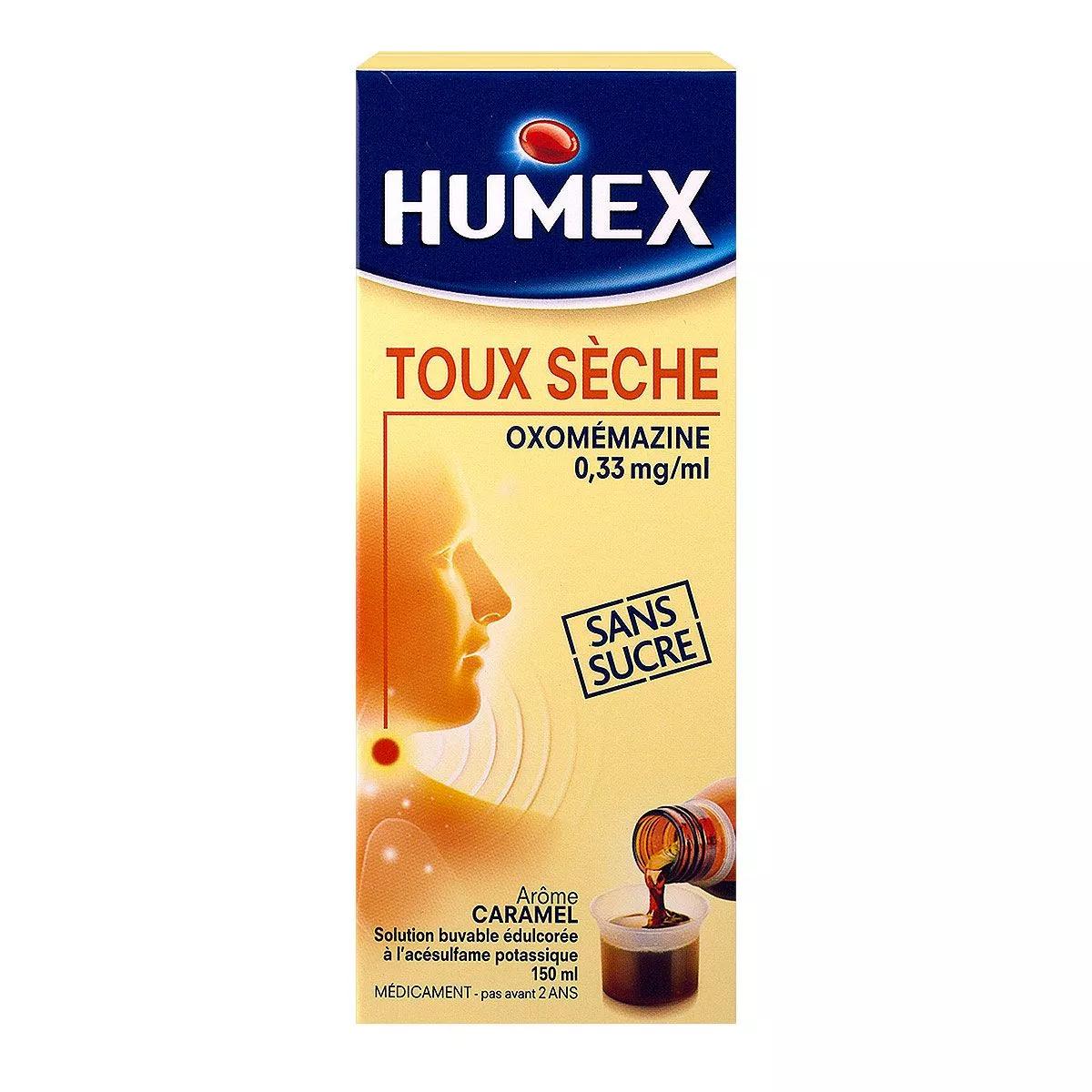 Humex Toux Sèche Oxomémazine Sans Sucre