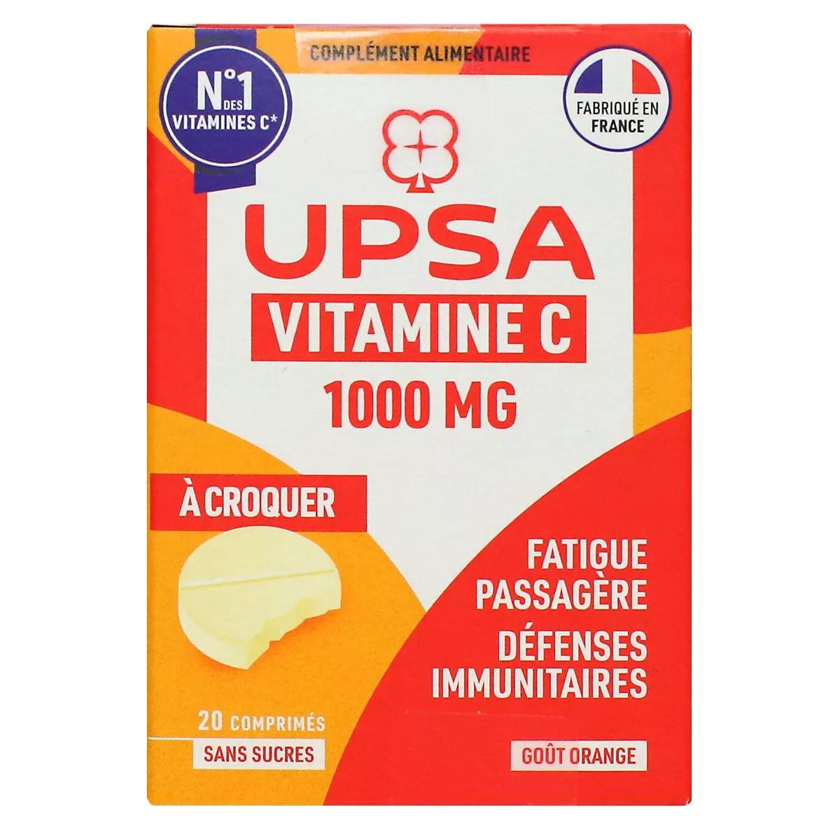 UPSA Vitamine C 1000 mg à Croquer