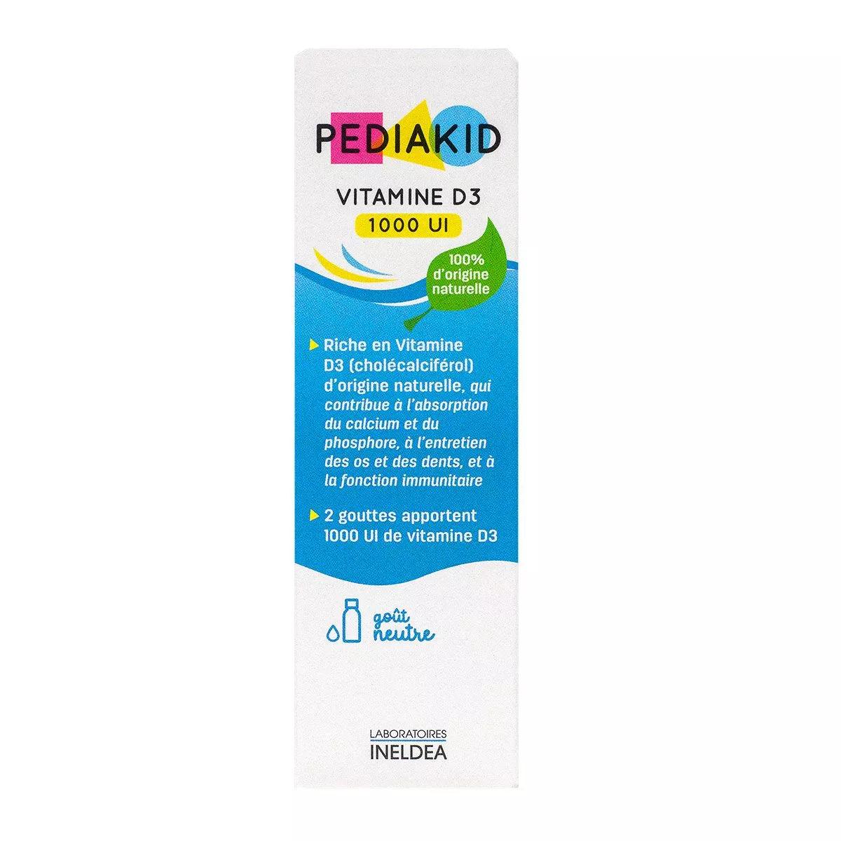 Pediakid Vitamine D3 1000 UI